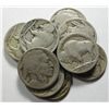 Image 1 : 17  1917S Buffalo nickels solid date G  or better
