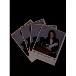 Set of Four Photos of Michael Jackson