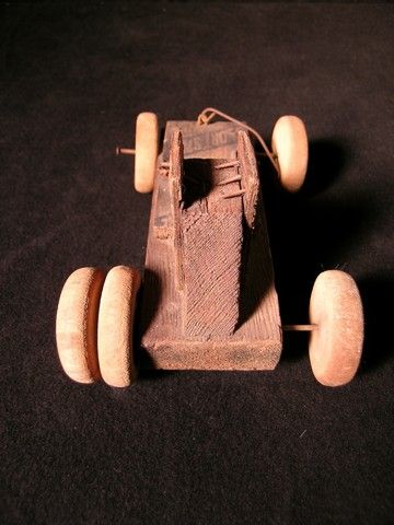 Original Little Rascals/Our Gang Prop Wooden Toy Car