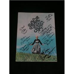 Sound of Music Von Trapp Children Signed Program