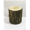 Image 1 : Mirror Mirror Wooden Log Pedestal