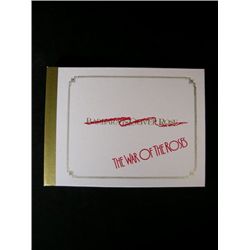 The War of the Roses Production Materials