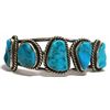 Image 1 : Old Pawn Turquoise Sterling Silver Cuff Bracelet