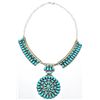 Image 1 : Navajo Turquoise Cluster Necklace - Juliana Williams