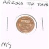 Image 1 : Arizona State TAX TOKEN 1 SALES TAX PAYMENT *RARE MS HIGH GRADE - NICE TOKEN*!!