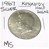 Image 1 : 1967 Kennedy SILVER Half Dollar *RARE MS HIGH GRADE - NICE COIN*!!