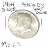 Image 1 : 1964 Kennedy SILVER Half Dollar *RARE MS-65 HIGH GRADE - NICE COIN*!!