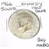 Image 1 : 1966 Kennedy SILVER Half Dollar *PLEASE LOOK AT PICTURE TO DETERMINE GRADE - NICE COIN*!!