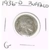 Image 1 : 1936-D Buffalo Nickel *GOOD GRADE*!!