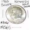 Image 1 : 1965 Kennedy SILVER Half Dollar *VERY RARE MS-65 HIGH GRADE*!!