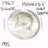 Image 1 : 1967 Kennedy SILVER Half Dollar *RARE MS HIGH GRADE*!!