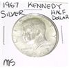 Image 1 : 1967 Kennedy SILVER Half Dollar *RARE MS HIGH GRADE*!!