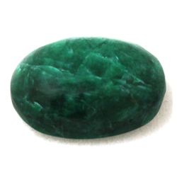 Natural 13.45ctw Genuine Emerald Cabushion Stone