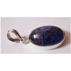 Natural 30.05 ctw Tanzanite Oval Pendant 925 Sterling