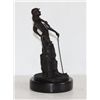 Image 2 : Dapper Bronze Sculpture Lady Golfer