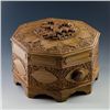Image 2 : Handcarved Walnut Jewelry Box