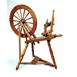 FY130 Early Flax Spinning Wheel