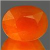 Image 2 : 1.00 Ct. Splendid Oval Natural Orange Color OpalUnheate