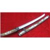 Image 2 : Rare Vintage Samurai Wakizashi Sword with heavily detai