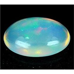 0.83 Ct. Radient Oval Cabochon Natural Multi Color Opal