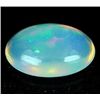 Image 1 : 0.83 Ct. Radient Oval Cabochon Natural Multi Color Opal