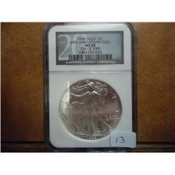 1998 AMERICAN SILVER EAGLE NGC MS68
