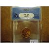 Image 1 : 1954 LINCOLN CENT ANACS PF64 RED
