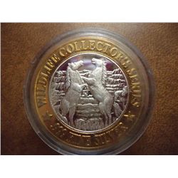 DUBUQUE CASINO $10 SILVER TOKEN (UNC)