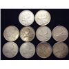 Image 1 : 10 ASSORTED 1960'S SILVER QUARTERS