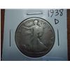 Image 1 : 1938-D WALKING LIBERTY HALF DOLLAR (KEY DATE)
