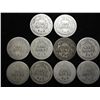 Image 2 : 10 ASSORTED BARBER DIMES