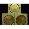 Image 2 : 1889,1896 AU & 1899-O UNC MORGAN SILVER DOLLARS