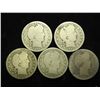 Image 1 : 5 ASSORTED BARBER QUARTERS