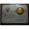 Image 1 : 24KT GOLD OVER STERLING SILVER TOKEN