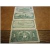 Image 2 : CANADA $1 SET 1937, 54, 67 & 73