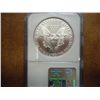 Image 2 : 1991 AMERICAN SILVER EAGLE NGC MS69