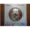 Image 1 : 1962 FRANKLIN HALF DOLLAR PROOF CAMEO