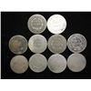 Image 2 : 10 ASSORTED SEATED LIBERTY DIMES