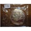 Image 1 : 1989 CANADA SILVER $5 MAPLE LEAF (PF LIKE)