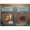 Image 1 : 2005-D & 06 LINCOLN CENTS PCGS MS66 RD