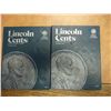 Image 2 : 2 PARTIAL LINCOLN CENT BOOKS 1909-1971