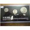 Image 2 : TO THE MOON (AS SHOWN) 3 COINS AND STAMP