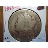 Image 1 : 1878-CC MORGAN SILVER DOLLAR