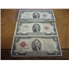 Image 1 : 1928-D, 53 & 63 $2 US NOTES RED SEALS