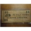 Image 1 : 1862 LYNCHBURG, VA 60 CENTS NOTE
