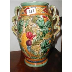 A Trentham Art Vase with floral decoration...