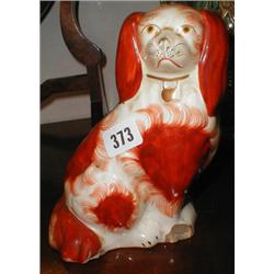 A C19th Staffordshire spaniel AF...