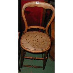 A C19th bentwood child's chair for restora...