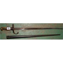 A C19th French bayonet...