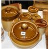 A quantity of T G Green two-tone brown gla...
